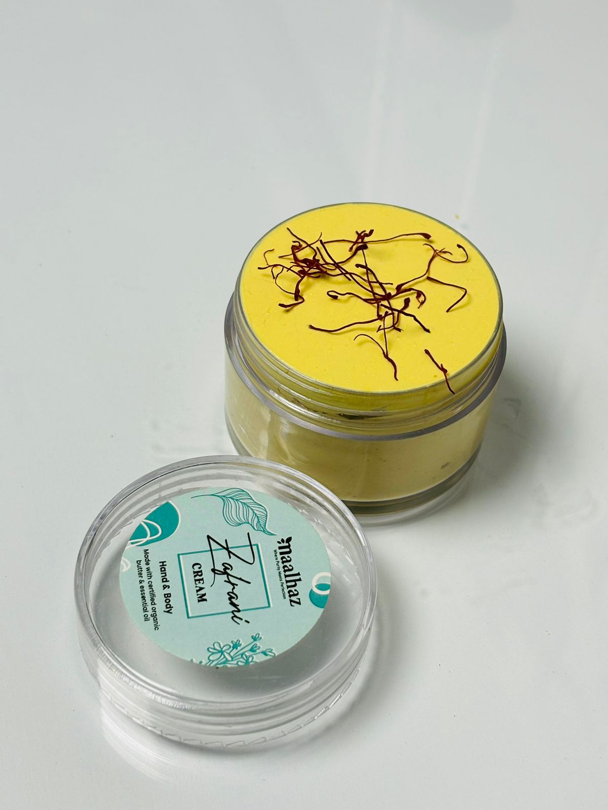 Maalhaz Bridal Extra Zafrani Hand and Body Cream jar